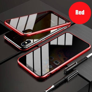 Anti-peep magnetic phone case